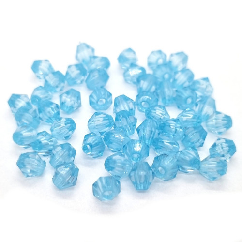 Lucerna, azurová světlá, 6 mm (50ks)