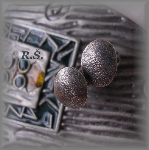 OVÁLKY MAT ..10 x 7 mm ... ŠROUBKY + PATINA
