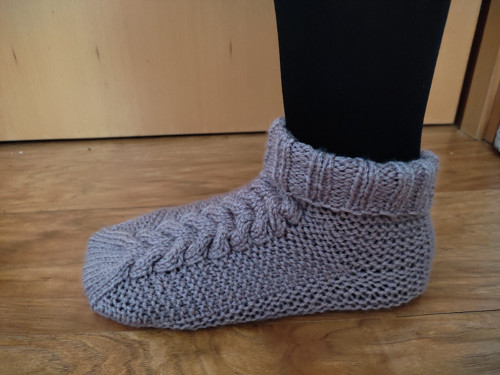 Pletené papučky — foto 1
