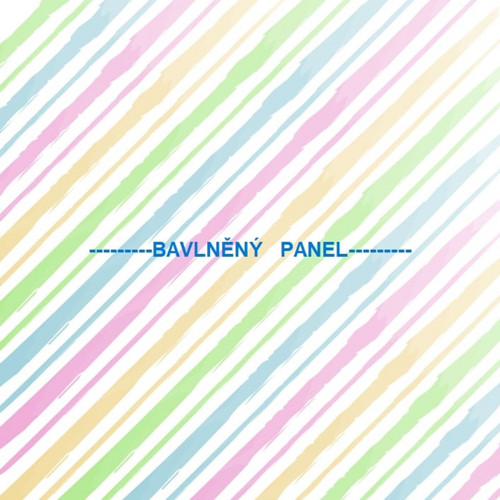 Bavlněný panel 45x45 cm - skladem — foto 1