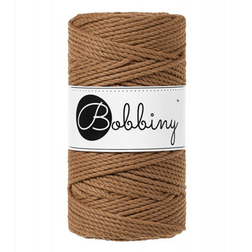 Bobbiny Macrame 3ply 3mm - caramel - 4m — foto 1