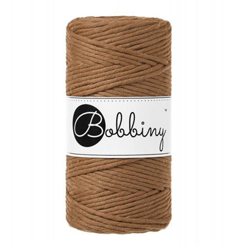 Bobbiny Macrame Regular 3mm - caramel - 4m