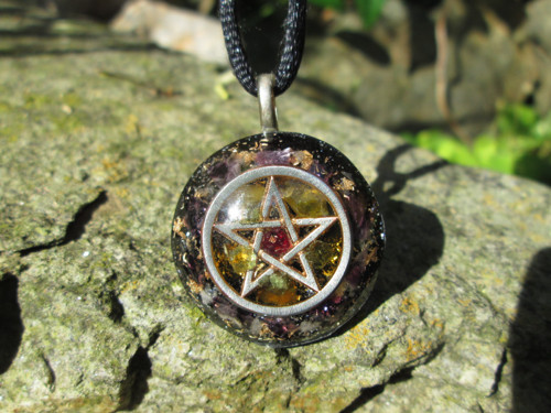 Org. šperk ,, Pentagram ochrany " — foto 1