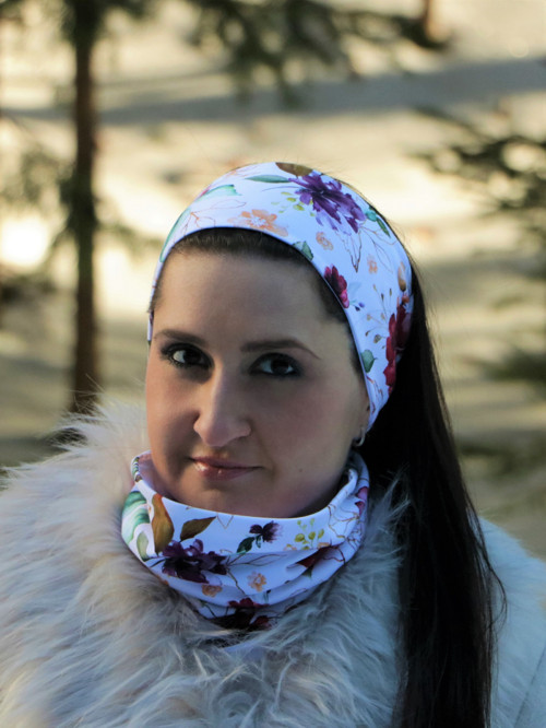 Úpletová čelenka romance