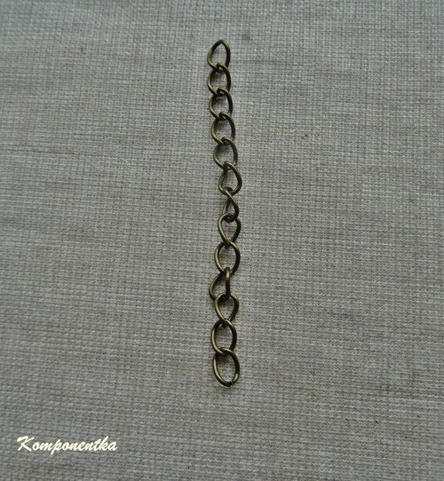 Prodlužovací řetízky 5cm 5kusů