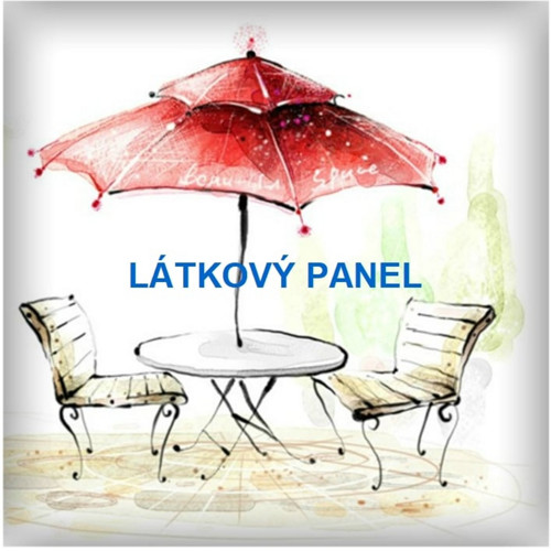 Bavlněný panel 10x10 cm - skl​adem — foto 1