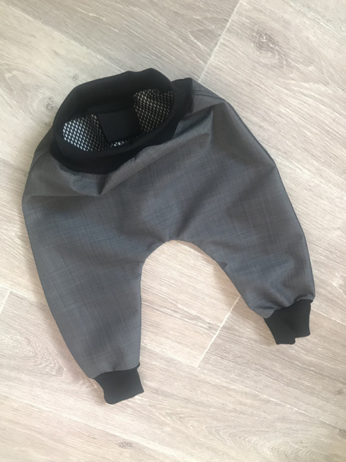 Jarní softshellové kalhoty 86 šedé — foto 1