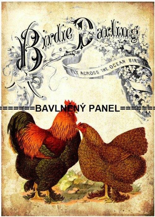 Bavlněný panel 14x20 cm — foto 1