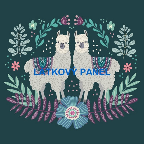 Bavlněný panel - varianty velikostí / 10 x 10cm