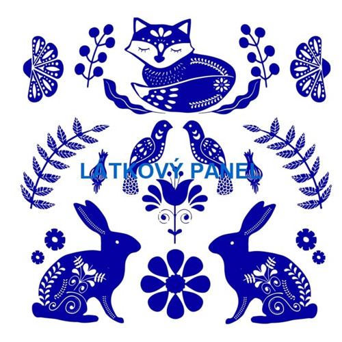 Bavlněný panel - varianty velikostí / 10 x 10cm