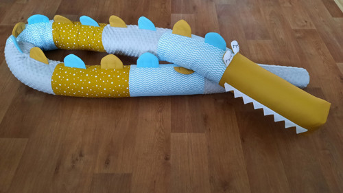 Krokodýl - válec - mantinel - 200cm — foto 1