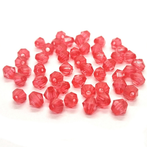 Lucerna, růžová tmavá, 6 mm (50ks)