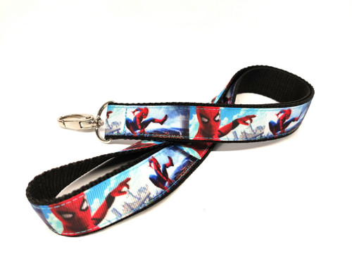 Klíčenka SPIDERMAN s karabinou, dlouhá