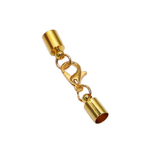Set koncovka na šňůrku zlato žluté 3/4mm, 1ks