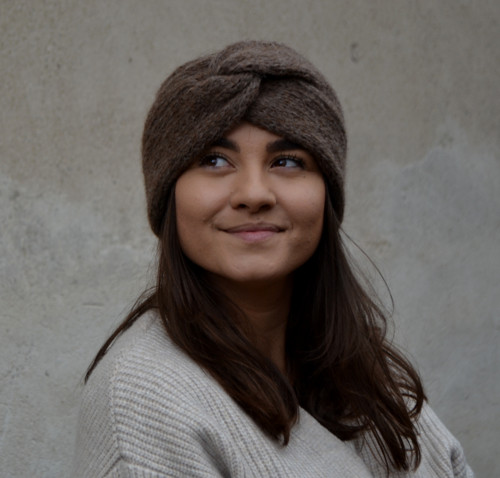 Turban čelenka...hnědá