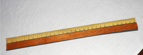 Dřevěné měřící PRAVÍTKO, 30 cm — foto 1