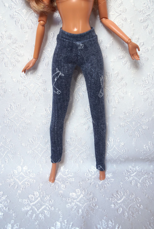Legíny - jeans — foto 1