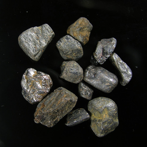 Zlomky Rutilu, Podmoky, ČR, 6 g./lot, cca. 6-14 mm