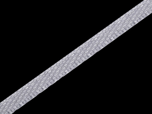 Atlasová stuha šíře 3 mm (5m) - bílá