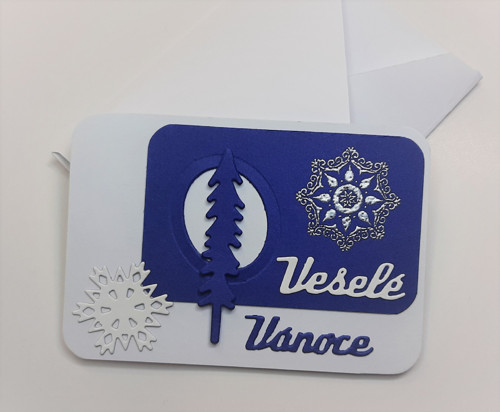 Vzkazová kartička Vánoce (689)