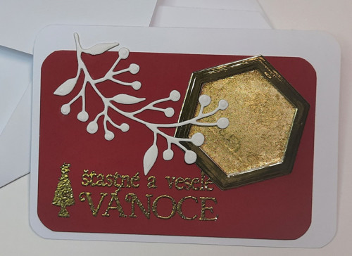 Vzkazová kartička Vánoce (704)