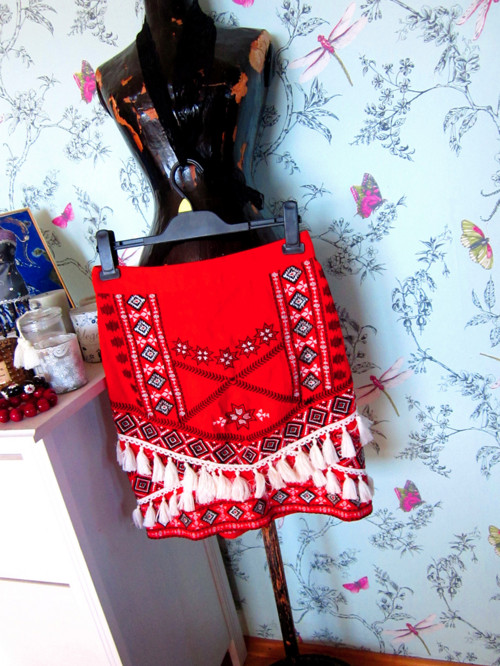 Sukně folklór boho raritní — foto 1