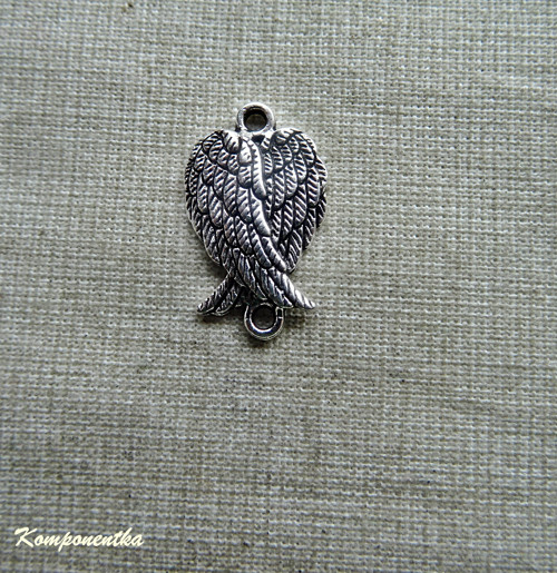 Mezidíl andělská křídla 18x11mm 1kus