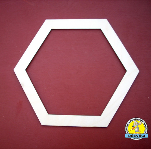 HEXAGON 15 x 13 cm ...KV0318 J — foto 1