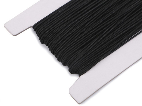 Kulatá pruženka 1 mm (3m) - černá