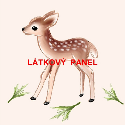 Bavlněný panel 40x40 cm - skladem