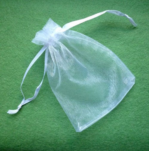 Stahovací sáček z organzy (10 ks)