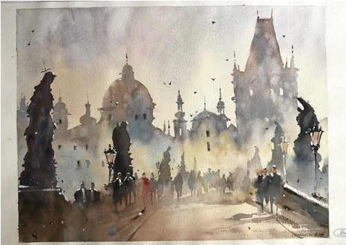 Praha. Karlův most.