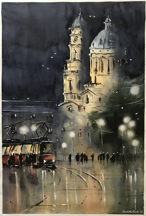 Praha. Malostranské náměstí.