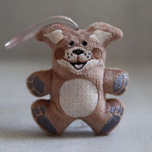 Mini plyšák PEJSEK světlý