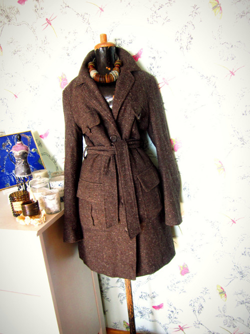 Kabát chic anglický look — foto 1