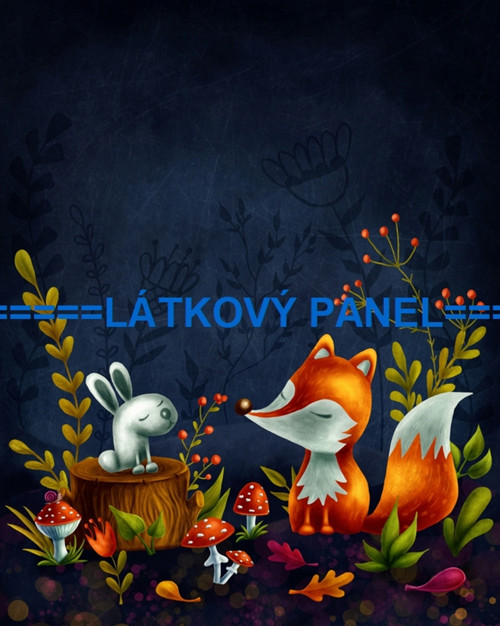 Softshellový panel Liška 15x20 cm — foto 1