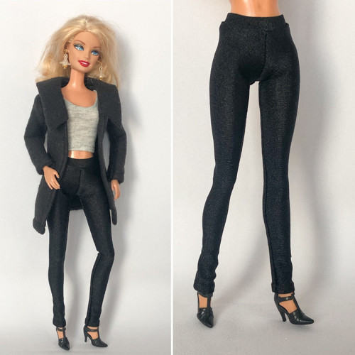 Černé legíny pro barbie — foto 1
