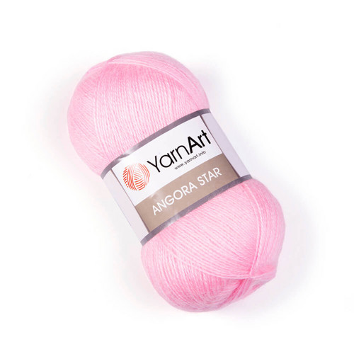 Příze Angora Star - světle růžová