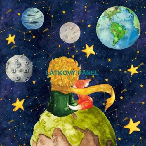Softshellový panel Malý princ 40x40 cm - skladem