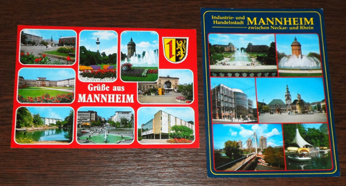 2x čistá POHLEDNICE • Mannheim