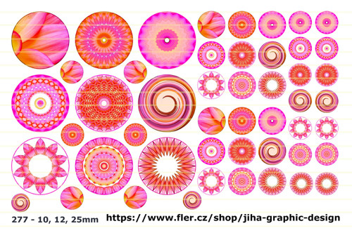 277 - mandaly - digitální stažení - 10, 12, 25mm