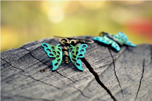 Náušnice Butterfly... — foto 1