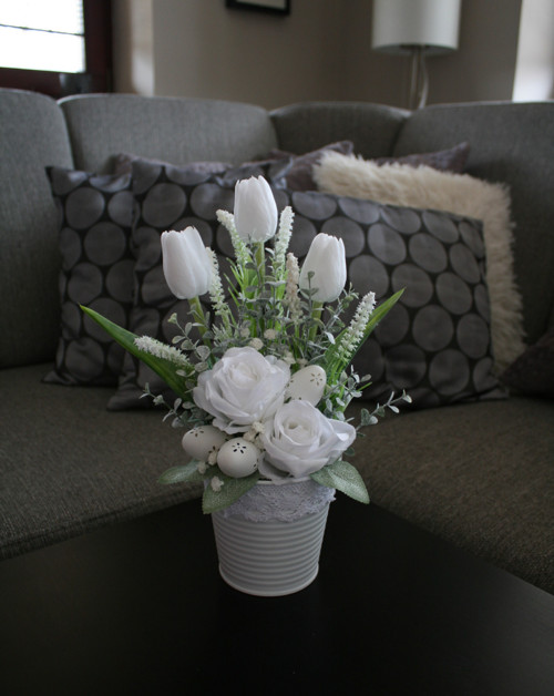 Plecháček s tulipány do bíla — foto 1