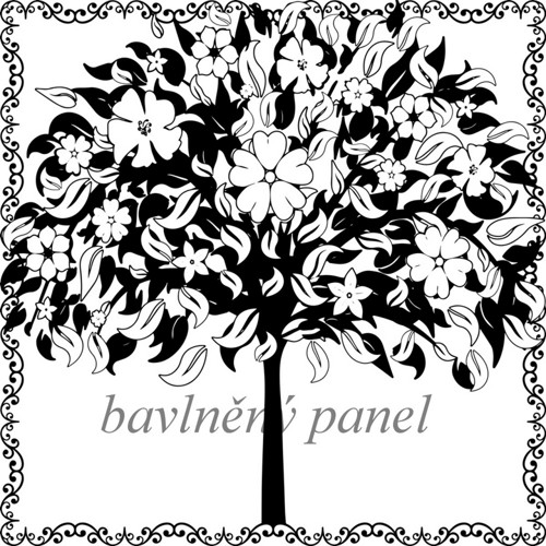 Bavlněný panel STR 7