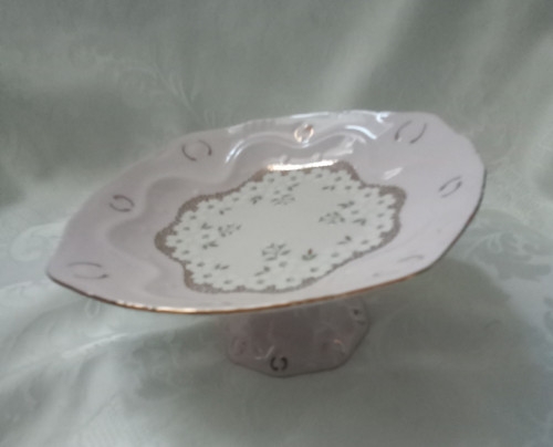 Růžový porcelán - nástolec Haas & Czjzek