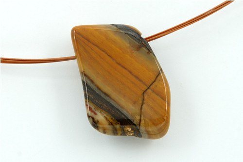 Vrtaný jaspis 3,6 cm — foto 1