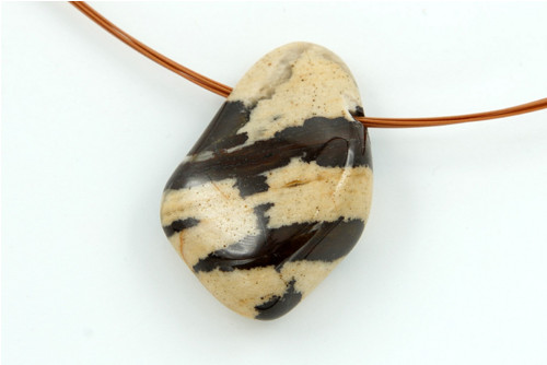 Vrtaný jaspis 3,5 cm — foto 1