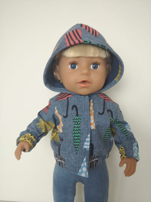 Bunda s kapucí pro Baby Born sestřičku