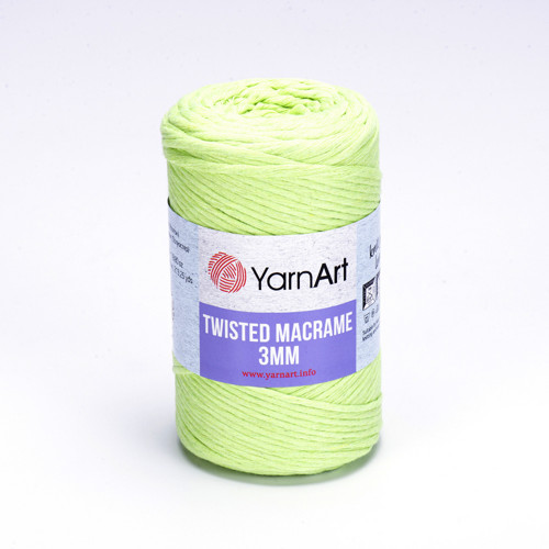 Příze Twisted Macrame 3mm - světle zelená — foto 1