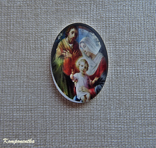 Kabošon svatí 18x25mm 1kus